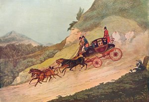 Carrozza della Royal Mail, XIX secolo, 1907 da Robert Havell