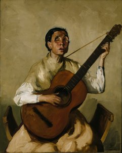 Cantante spagnolo cieco, 1912 da Robert Henri