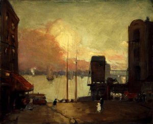 Nuvole cumulus, East River
