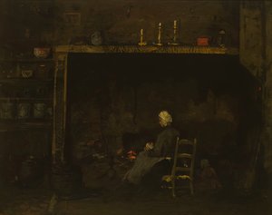Interno di Normandia da Robert Henri