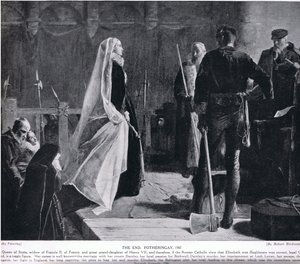 La fine, Fotheringay, 1587, illustrazione da 