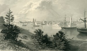La città di Detroit, dalla riva canadese da Robert Hinshelwood