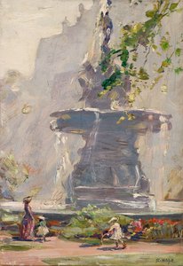 La fontana, Princes Street Gardens, Edimburgo
