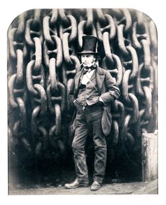 Isambard Kingdom Brunel, ingegnere britannico, 1857 da Robert Howlett