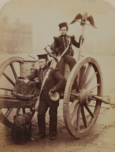 Trombettieri Gritten e Lang, Artiglieria Reale, 1856 da Robert Howlett
