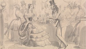 Rinfresco pubblico in alta società da Robert Isaac Cruikshank