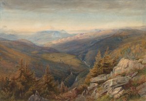Vista di montagna, 1863-67