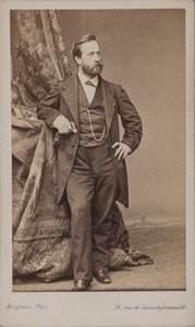 Ritratto del pittore Ludwig Knaus 1829-1910 da Robert Jefferson Bingham