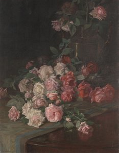 Rose e mogano, c.1900 da Robert Jenkins Onderdonk