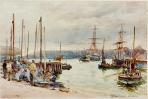 Porto di pesca, North Shields da Robert Jobling