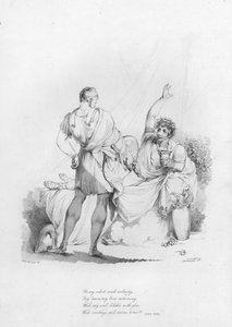 Anacreonte, Ode XLVIII (incisione) da Robert Kerr (after) Porter