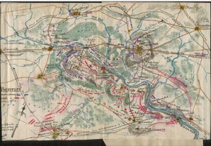 (Mappa della prima battaglia di Bull Run) LOC gvhs01.vhs00060