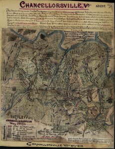 Battaglia di Chancellorsville, Virginia, 2 e 3 maggio 1863 LOC gvhs01.vhs00299 da Robert Knox Sneden