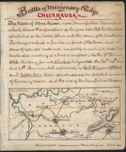 Battaglia di Missionary Ridge o Chickamauga, Tenn. LOC gvhs01.vhs00156 da Robert Knox Sneden
