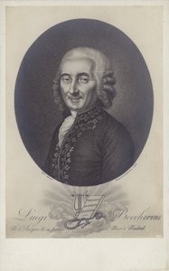 Luigi Boccherini, compositore e violoncellista italiano (1743-1805) da Robert Lefevre