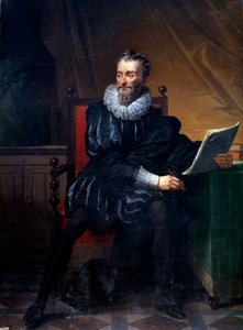 Ritratto a figura intera del poeta francese François de Malherbe (1555-1628) da Robert Lefevre