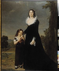 Ritratto di una madre con suo figlio