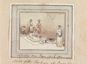 Una scena di Durbar, Poona, 3 ottobre 1792 da Robert Mabon