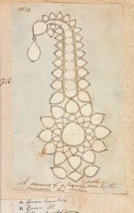 Piuma di Diamante Indossata dal Peshwa nel suo Turbante da Robert Mabon