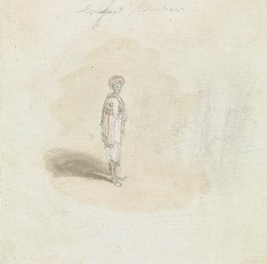 Uomo indiano in piedi