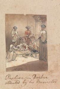Il Peshwa Maratha e i suoi ministri