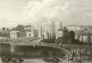La residenza britannica a Hyderabad da Robert Melville Grindlay