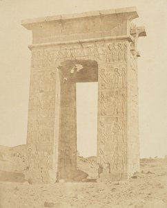Porta di Tolomeo Filomede, 180 a.C., Karnak, ca. 1856 da Robert Murray.