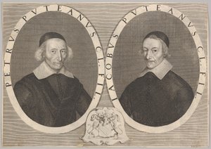 Doppio ritratto di Pierre e Jacques Dupuy da Robert Nanteuil