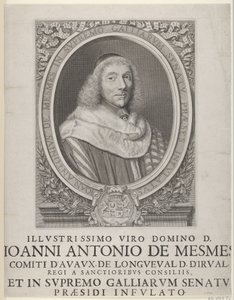 Jean-Antoine de Mesmes, 1658 da Robert Nanteuil