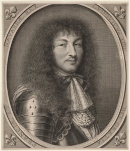 Luigi XIV, 1666 da Robert Nanteuil