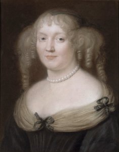 Ritratto di Marie de Rabutin-Chantal, Marchesa di Sévigné 1626-1696, ca. 1665 da Robert Nanteuil