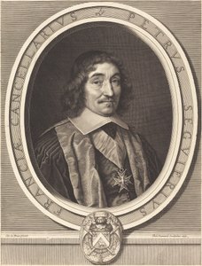 Cancelliere Pierre Seguier da Robert Nanteuil after Charles Le Brun