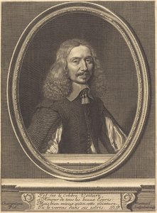 Vincent Voiture da Robert Nanteuil after Philippe de Champaigne