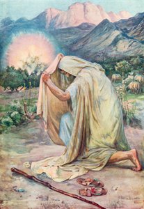 Il roveto ardente (litografia a colori) da Robert Payton Reid