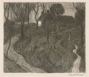 Una fattoria solitaria [Hawkridge] da Robert Polhill Bevan