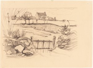 Cancello della fattoria, Pont-Aven da Robert Polhill Bevan