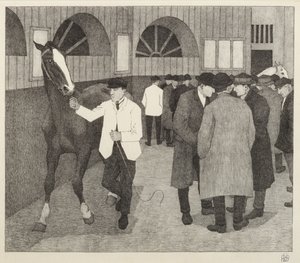 Mercanti di Cavalli al Barbican, 1921 da Robert Polhill Bevan