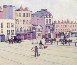 La Casa della Pesa, Cumberland Market, c.1914 da Robert Polhill Bevan