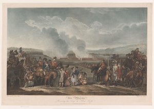 Giorgio III osserva le sue truppe a Blackheath da Robert Pollard (I)