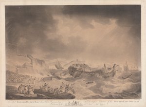 La situazione disperata della Dutton East Indiaman da Robert Pollard