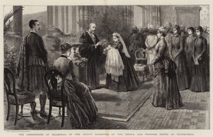 Il battesimo a Balmoral della figlia del Principe e della Principessa Henry di Battenberg