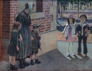 Carità: una madre e i suoi due figli chiedono l