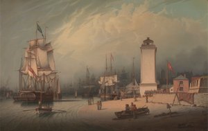 Il Faro Basso, North Shields da Robert Salmon