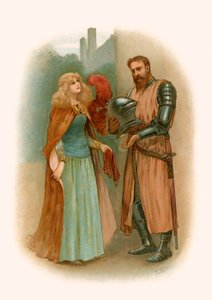 Lancillotto ed Elaine di Tennyson da Robert Sauber