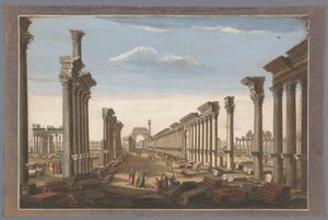 Vista delle rovine dell