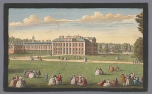 Veduta di Kensington Palace a Londra da Robert Sayer