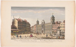 Veduta di Northumberland House a Charing Cross a Londra da Robert Sayer