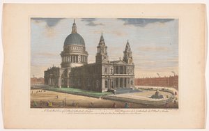 Vista della Cattedrale di San Paolo a Londra dal lato nord-ovest