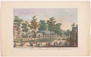 Veduta della Rotonda nei Giardini di Ranelagh a Londra da Robert Sayer