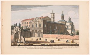 Veduta della chiesa di San Sebastiano fuori le mura a Roma (Roma)